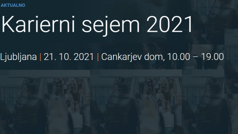 Fotografija plakata Kariernega sejma Moje delo 2021: Ljubljana, 21.10.2021, Cankarjev dom, 10.00-16.00